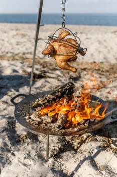 Petromax Geflügel Grillkorb zum Hängen